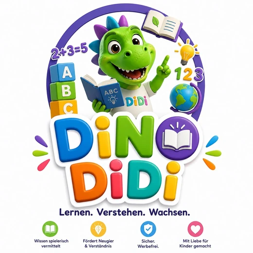 Dino-Didi-Bogenlogo mit Lernwelten
